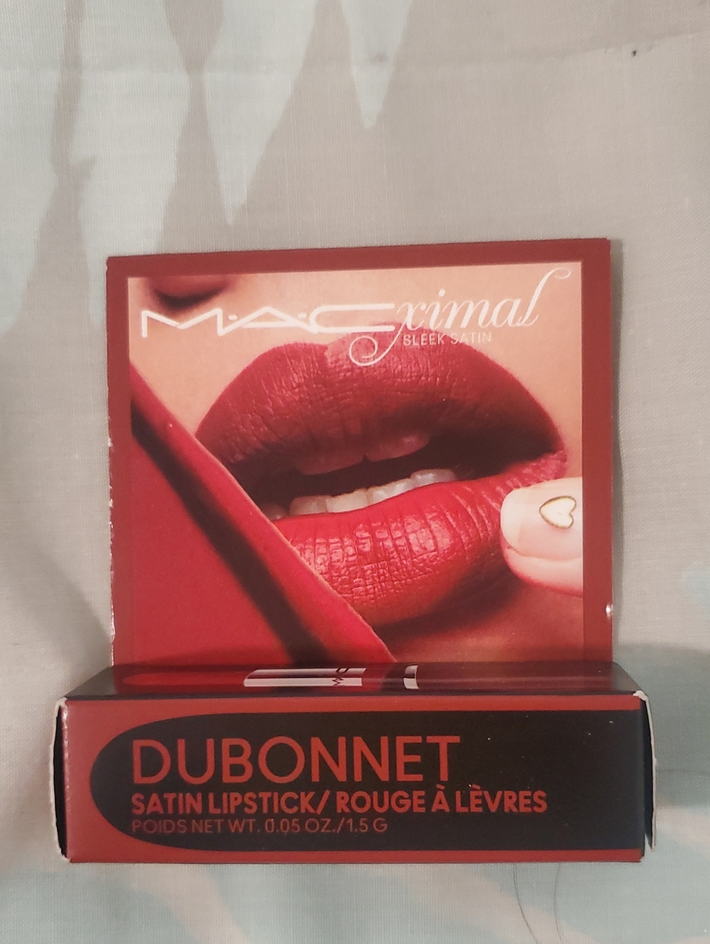 MAC Cosmetics Dubonnet Satin Lipstick - Rich Red